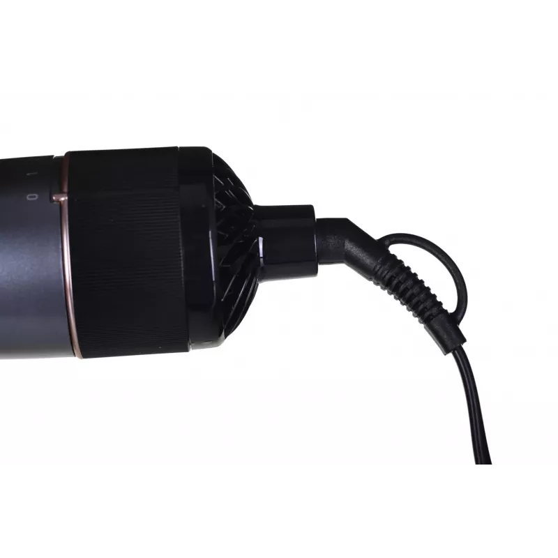 Hot air brush Remington AS8810 — 1000 W, technologia parowa, szczotka 4–5 cm, 2 poziomy temperatury/prędkości, przewód 3 m, opcja bezprzewodowa