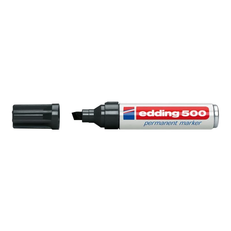 Marker permanentny Edding 500 Czarny 10 szt.