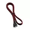 CableMod ModMesh - kabel SATA - Serial ATA 150/300/600 - SATA (W) kątowy w prawo do SATA (W) - 60 cm - krwista czerwień (CM-CAB-RSAT-N60KBR-R)