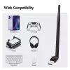 LogiLink USB - Bluetooth 5.3 Adapter mit Antenne, schwarz Reichweite: 150 m, Anschluss: USB-A Stecker, Bluetooth & - 1 Stück (BT0067)