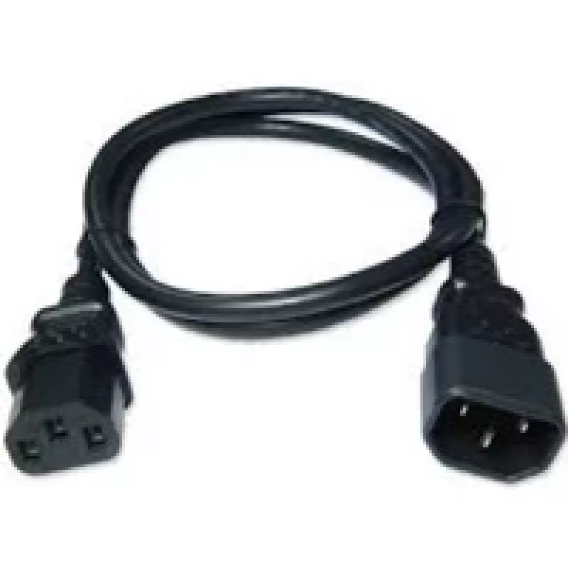Zebra CS-CAB-IEC-L kabel zasilający Czarny 1 m złącze C13 złącze C14