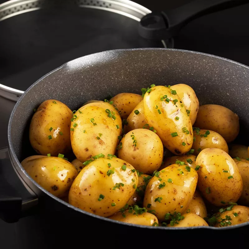 Zestaw naczyń kuchennych Russell Hobbs RH01840EU7 — 4-częściowy, kompaktowy, metaliczny marmur