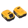 Zestaw narzędzi akumulatorowych DeWALT DCK2080P2T-QW — 18 V Li‑Ion 5 Ah (2x), szlifierka DCG405, wiertarko‑wkrętarka, gwint tarczy szlifierskiej M14, walizka
