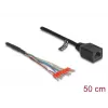 Kabel sieciowy DeLOCK 88005 RJ45 kat. 5e 0,5 m czarny