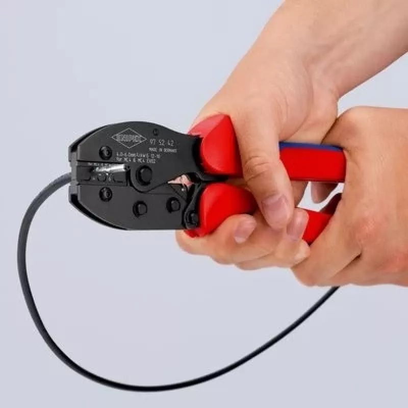 KNIPEX PreciForce szczypce do zaciskania f. MC4 / EVO2
