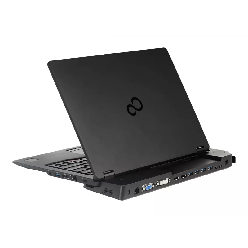 Fujitsu S26391-F1607-L109 stacja dokująca/replikator portów do laptopa Docking czarny
