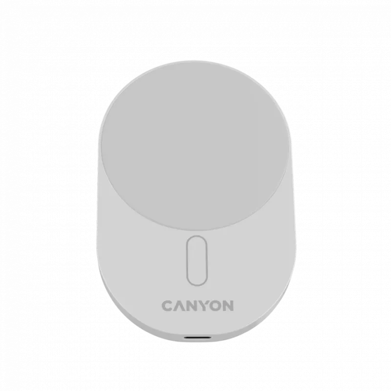 Ładowarka samochodowa CANYON OnGrip 105 15W Qi2 Bezprzewodowa Biała