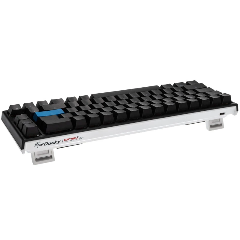 Ducky One 2 SF Gaming klawiatura, MX-niebieski, RGB LED - Czarny (US)