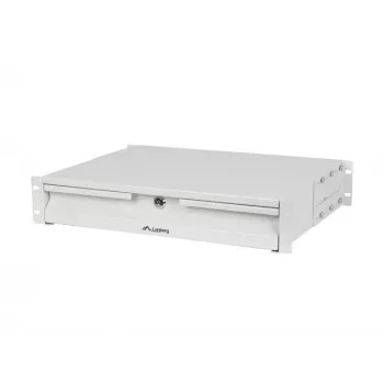 SZUFADA SERVEROWA 19 2U 360MM SZARA LANBERG (2U/483X360MM OBCIĄŻENIE DO 90KG, MONTAŻ 4-PUNKTOWY)