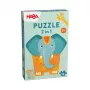 Puzzle 2 w 1 Elefant