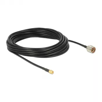 Kabel koncentryczny DeLOCK 89466 10 m wtyk N wtyk SMA czarny