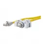 Metz 141N113K100B0 żółty kabel krosowy Ethernet