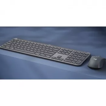 Logitech Signature Slim Combo MK950 dla Firm - Zestaw klawiatury i myszy - 100% - pełnowymiarowy - Bezprzewodowy - Bluetooth 5.1 LE - QWERTZ - Szwajcarski - Grafit (920-012503)