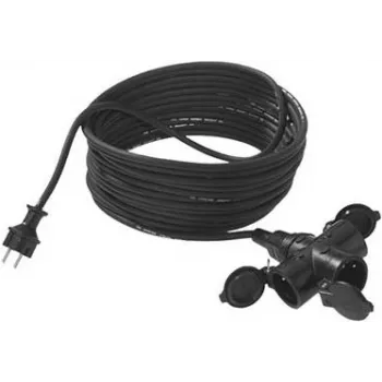 Kabel zasilający Bachmann 343.174 Czarny 5 m