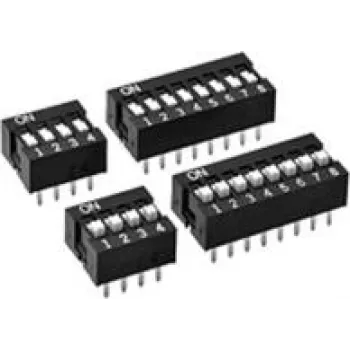 Omron A6E-8101-N Przełącznik DIP Liczba biegunów (szt.) 8 THT 1 szt. Torebka