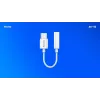 Adapter audio USB Type 3.1 C (M) – Jack 3,5mm (F) Biały SAVIO AK-52