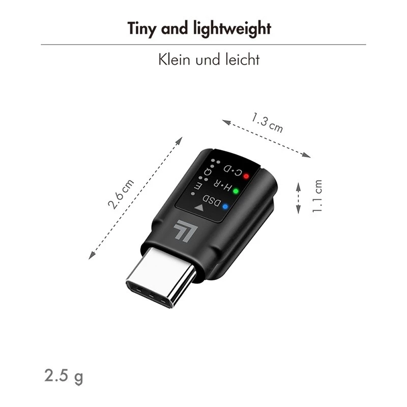 LogiLink USB-C DAC Audio Adapter. USB-C/M to 3.5 Mm/F. Czarny