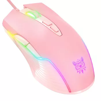 Mysz gamingowa ONIKUMA CW905 różowa USB