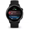 Garmin vívoactive 6 3,05 cm (1,2) AMOLED 42 mm Cyfrowy 390 x 390 pikseli Ekran dotykowy Czarny Wi-Fi GPS (satelitarny)