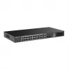 Przełącznik zarządzalny RUIJIE RG-ES228GS-P — 26x Gigabit RJ-45, 24x porty PoE, budżet PoE 370W, 2x SFP, metalowa obudowa rack