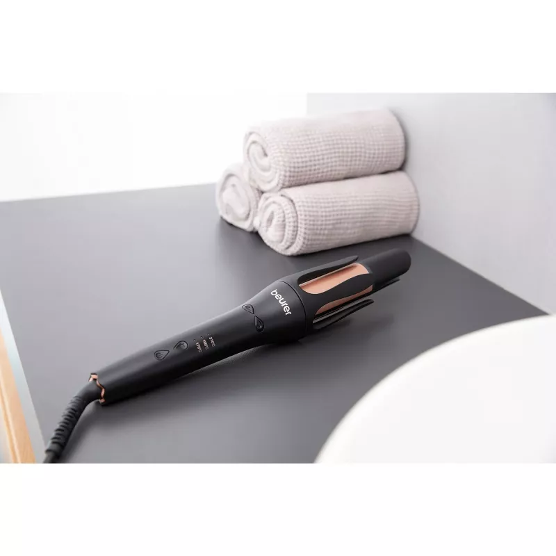 Lokówka Beurer HT 75 — bęben 25 mm z powłoką ceramiczną, wykończenie czarno-miedziane