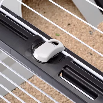 Klatka FERPLAST Casita 100 dla królików i świnek morskich, metal/tworzywo sztuczne, 960×570×560 mm, taupe/biały