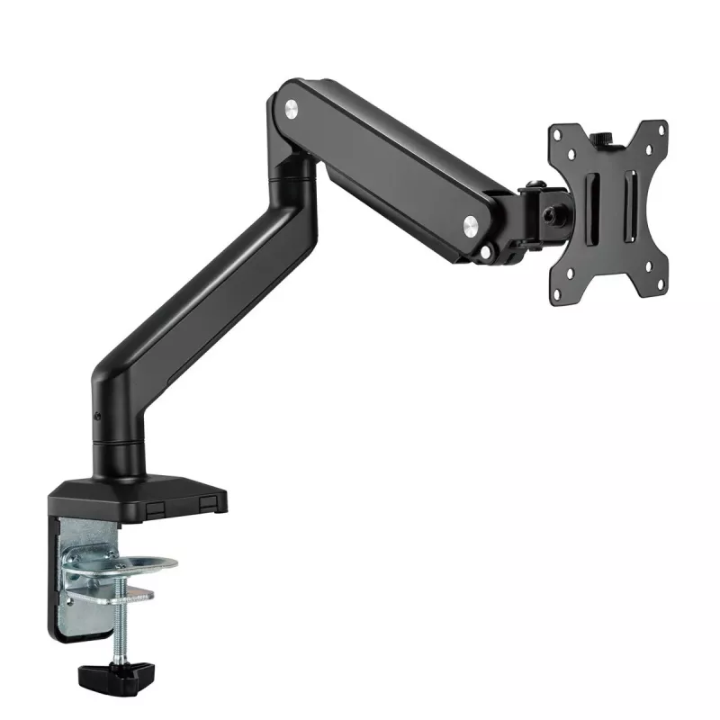 Ergo Office Uniwersalny Uchwyt Monitorowy na Biurko, Sprężyna Gazowa 17-35 15kg, VESA 75x75 / 100x100, ER-445