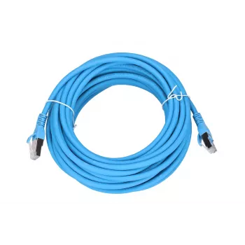 Extralink Cat.6A S/FTP Patch Cord 10m, miedź kabel sieciowy, 10Gbit/s