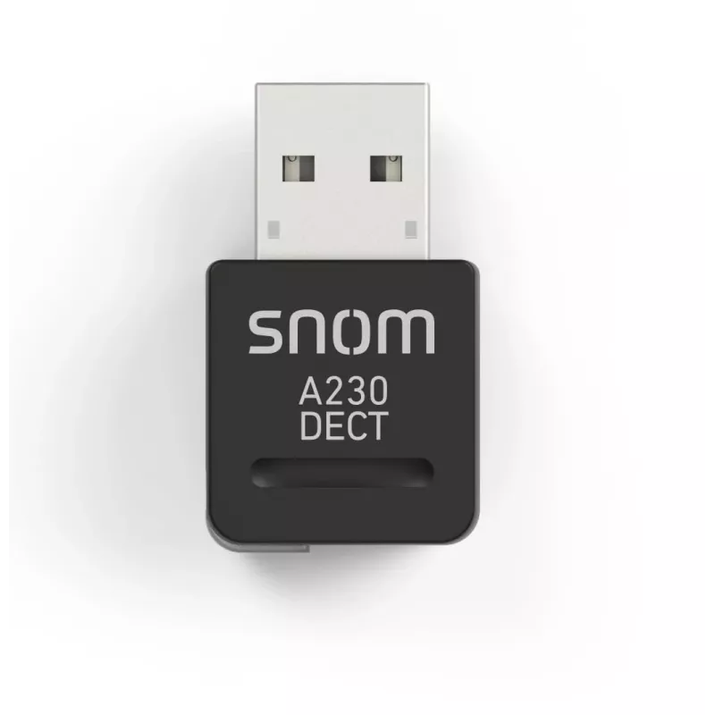 snom A230 DECT USB flash drive - Adapter sieciowy - USB2.0 - DECT (4386)
