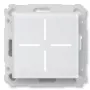 Inteligentny przycisk szklany HomeMatic Homematic IP, 230 V, 868 MHz, biały, 54,5×54,5×29 mm