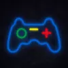 Przewodowy gamepad USB MANTA SNL55MT z neonowym podświetleniem