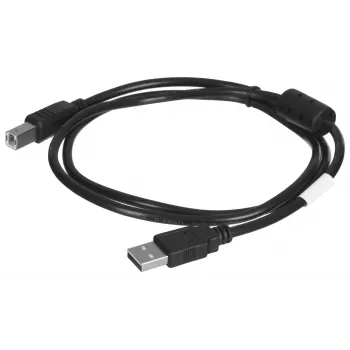 Lanberg CA-USBA-11CC-0010-BK Kabel USB 1 m 2.0 USB B Czarny