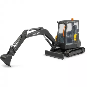 Model pojazdu BRUDER — koparka kompaktowa Volvo ECR40 (zabawka) firmy BRUDER, model 02465
