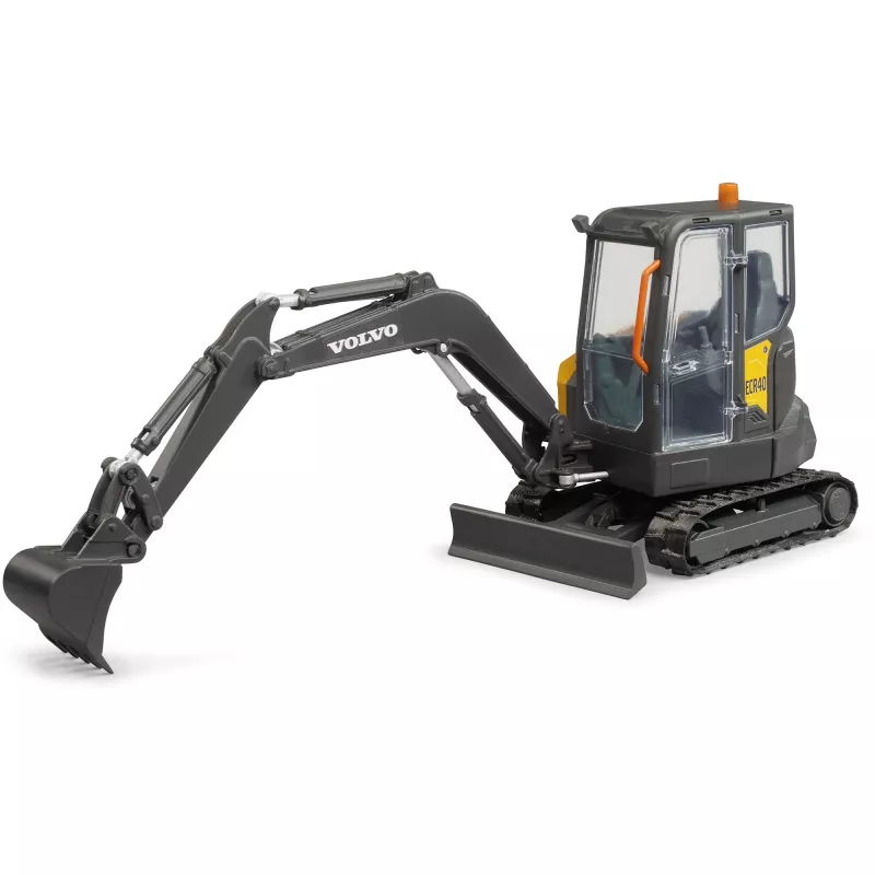 Model pojazdu BRUDER — koparka kompaktowa Volvo ECR40 (zabawka) firmy BRUDER, model 02465