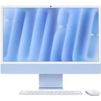 APPLE iMac Z1EQ 59,62 cm 23,5 cala standardowe szkło M4 10-rdzeniowy CPU/10-rdzeniowy GPU/16-rdzeniowy N.E. 16 GB 512 GB SSD Gbit Eth MM NumKey TID DE niebieski (Z1EQ-MWV33D/A-07FEXR)