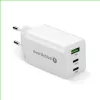 Ładowarka sieciowa everActive SQ-655Q 65W, 1×USB-A + 2×USB-C szybkie ładowanie