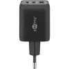 Goobay 64753 Charger for Mobile Devices Headphones - Smartphone - Tablet Czarny AC Fast Charging do użytku wewnętrznego (64753)