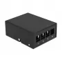 Patch Panel DeLOCK Keystone 4 Port Czarny