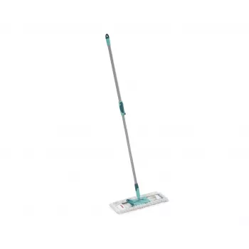 Mop Leifheit Profi Cotton Plus Fiber 420 mm — głowica z mikrofibry do laminatu i płytek, turkusowo-biały