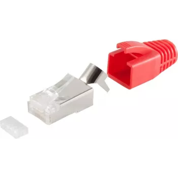 Złącze przewodowe RJ-45 ShiverPeaks 72067-10R czerwono-białe