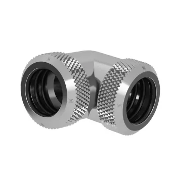 Adapter wielokierunkowy Barrow 90° TWT90KNS-K14 do twardych rurek 14 mm – srebrny