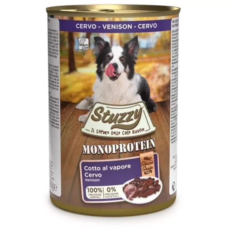 STUZZY Monoprotein Venison - mokra karma dla psa - 400 g