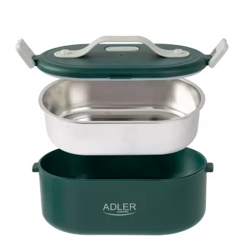 Adler | Podgrzewany pojemnik na żywność | AD 4505g | Pojemność 0,8 L | Materiał Stal nierdzewna/Tworzywo sztuczne | Zielony