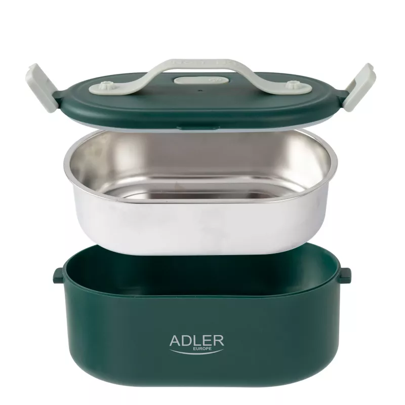 Adler | Podgrzewany pojemnik na żywność | AD 4505g | Pojemność 0,8 L | Materiał Stal nierdzewna/Tworzywo sztuczne | Zielony