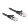 Kabel sieciowy DeLOCK RJ45 spiralny męski do męskiego Kat.5e 1 m czarny