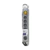 Listwa przeciwprzepięciowa Qoltec 50166 Szara 6 gniazd AC 230 V 3 m