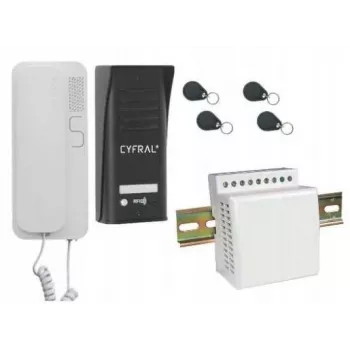 Intercom Cyfral Cosmo 1-TENANT Czarny