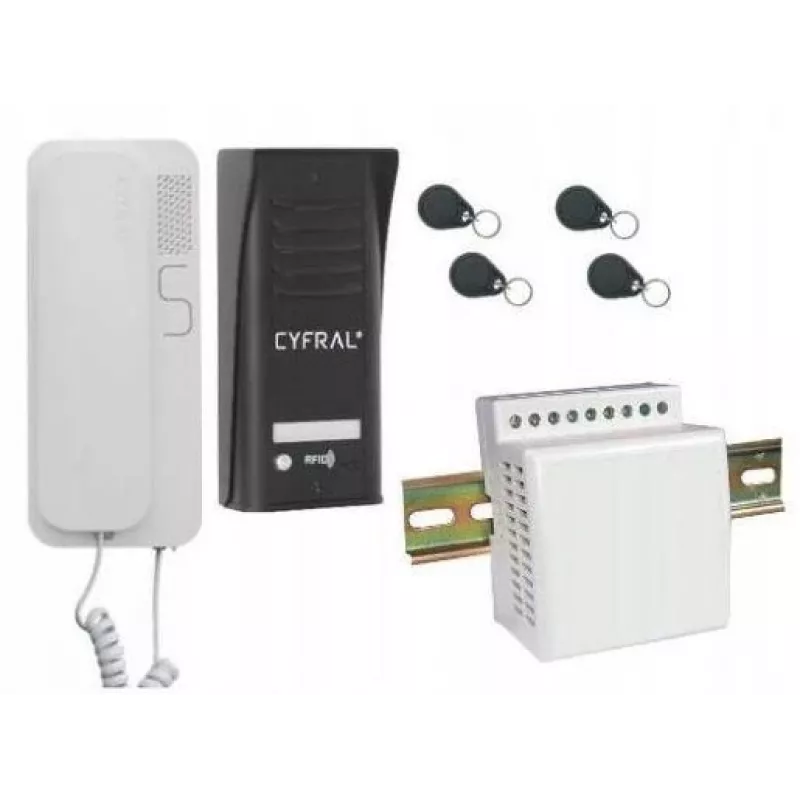 Intercom Cyfral Cosmo 1-TENANT Czarny