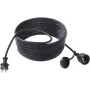 Przedłużacz sieciowy Bachmann 343.171 — kabel 10 m, 1 gniazdo AC, czarny