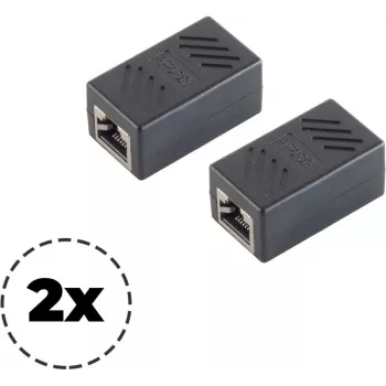 Adapter ShiverPeaks modularny łącznik krosowy kat. 6A 08-01041-2, złącze przelotowe RJ45
